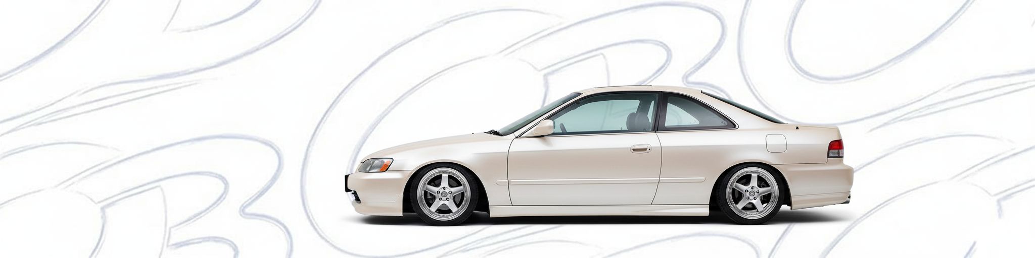 Aerodynamic 1995 Acura CL 1995 - Sleek design for enhanced vehicle styling.