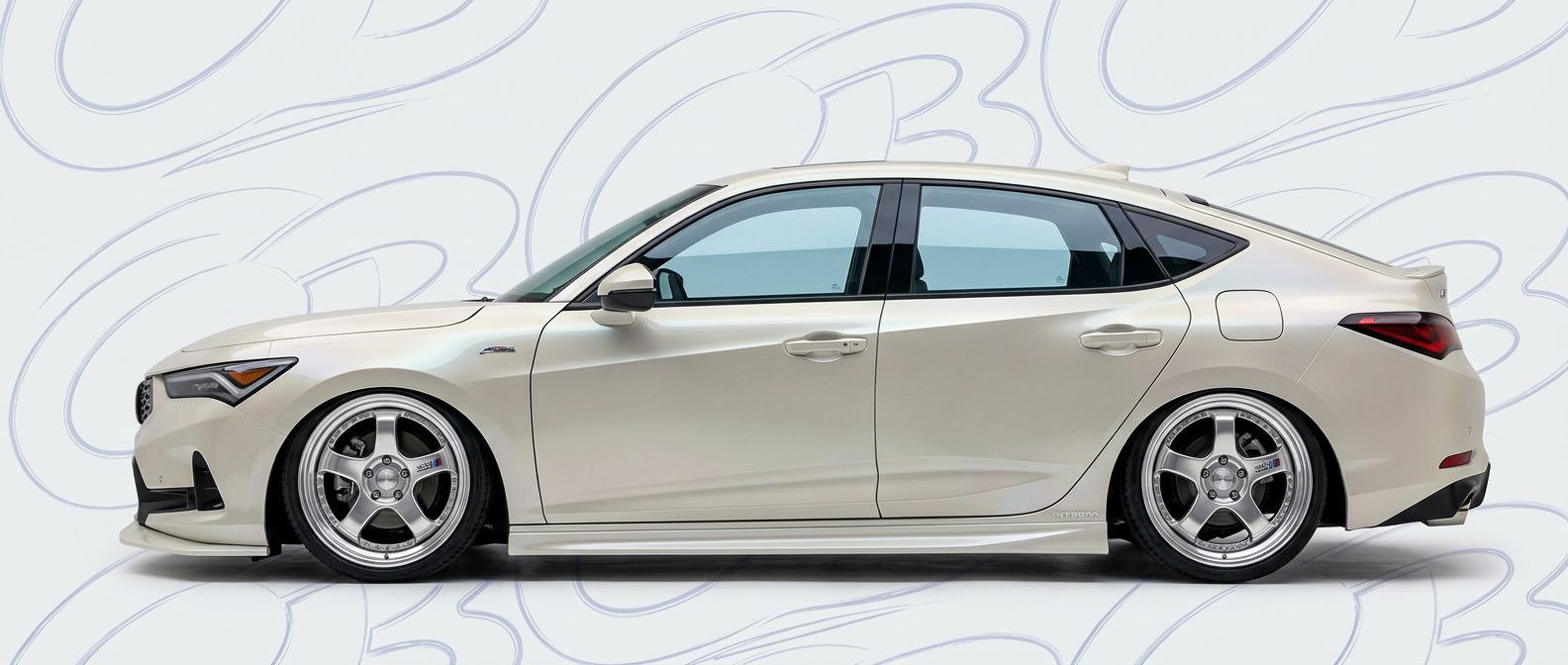 Detailed view of 2022 Acura Integra 2022 featuring lightweight, durable construction.