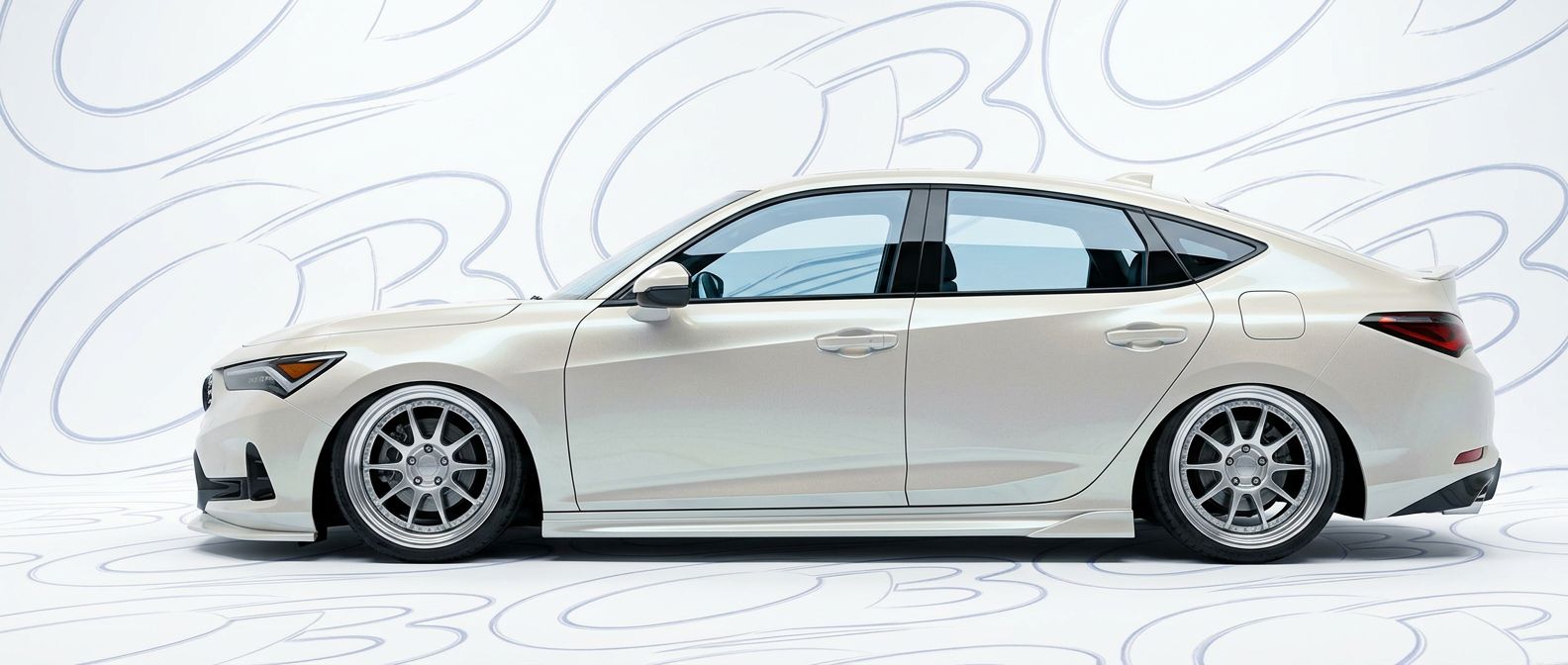 Aerodynamic 2023 Acura Integra 2023 - Sleek design for enhanced vehicle styling.