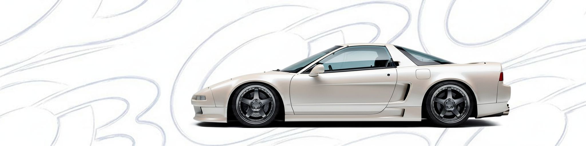 Front-angle view of 1993 Acura NSX 1993 - Durable and stylish exterior enhancement.