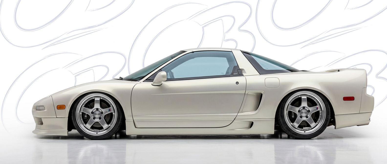 Detailed view of 2002 Acura NSX 2002 featuring lightweight, durable construction.