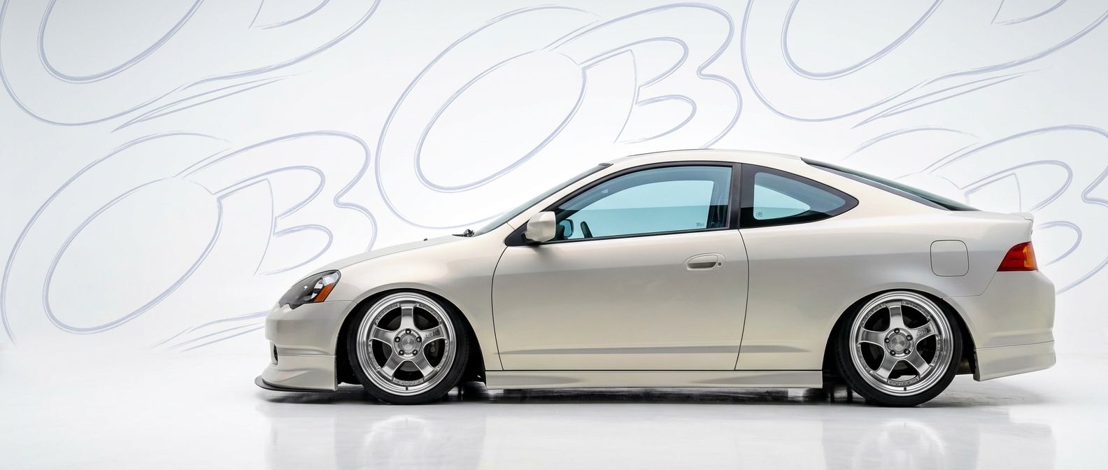 Front-angle view of 2001 Acura RSX 2001 - Durable and stylish exterior enhancement.