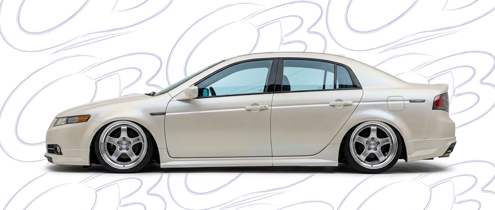 Professional automotive photography of a 2007 Acura TL with high-fidelity 2007.