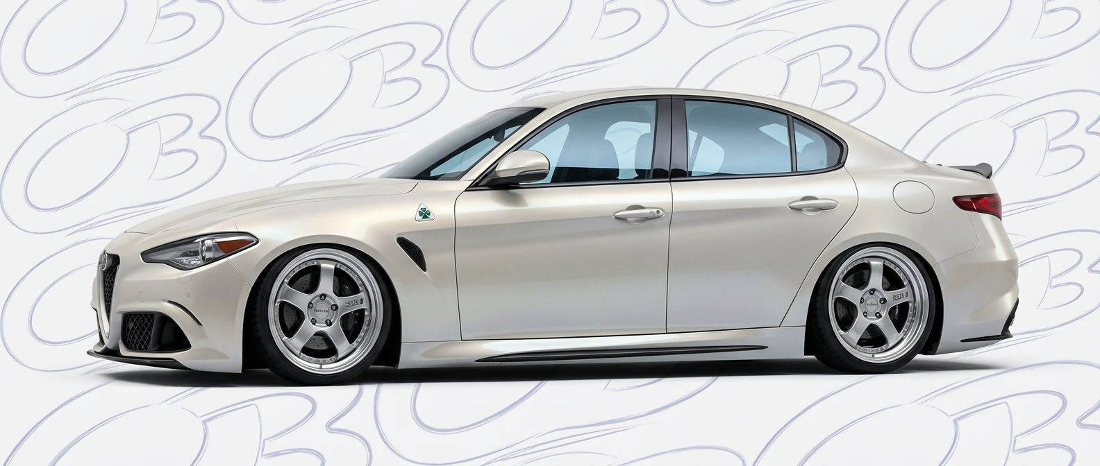 Detailed view of  Alfa Romeo  Alfa Romeo featuring lightweight, durable construction.