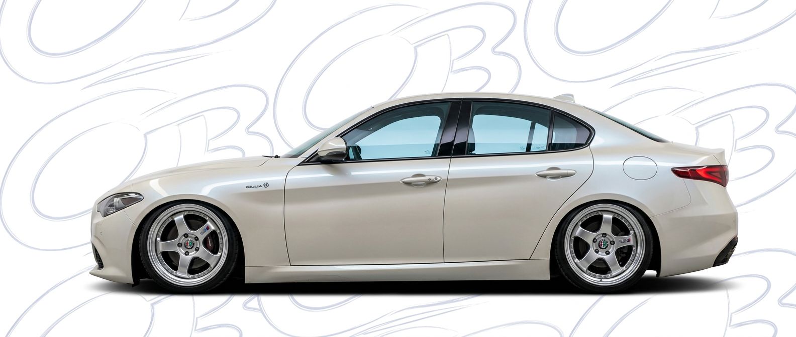 Top-tier 2025 Alfa Romeo Giulia 2025 featuring a high-gloss finish and carbon fiber weave.