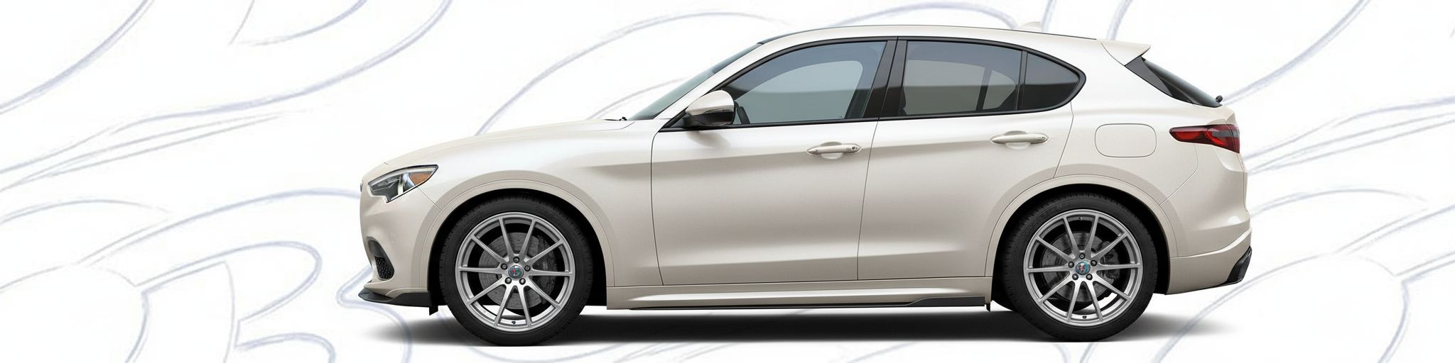 Aggressive 2017 Alfa Romeo Stelvio 2017 styling to enhance your vehicle's aesthetic.