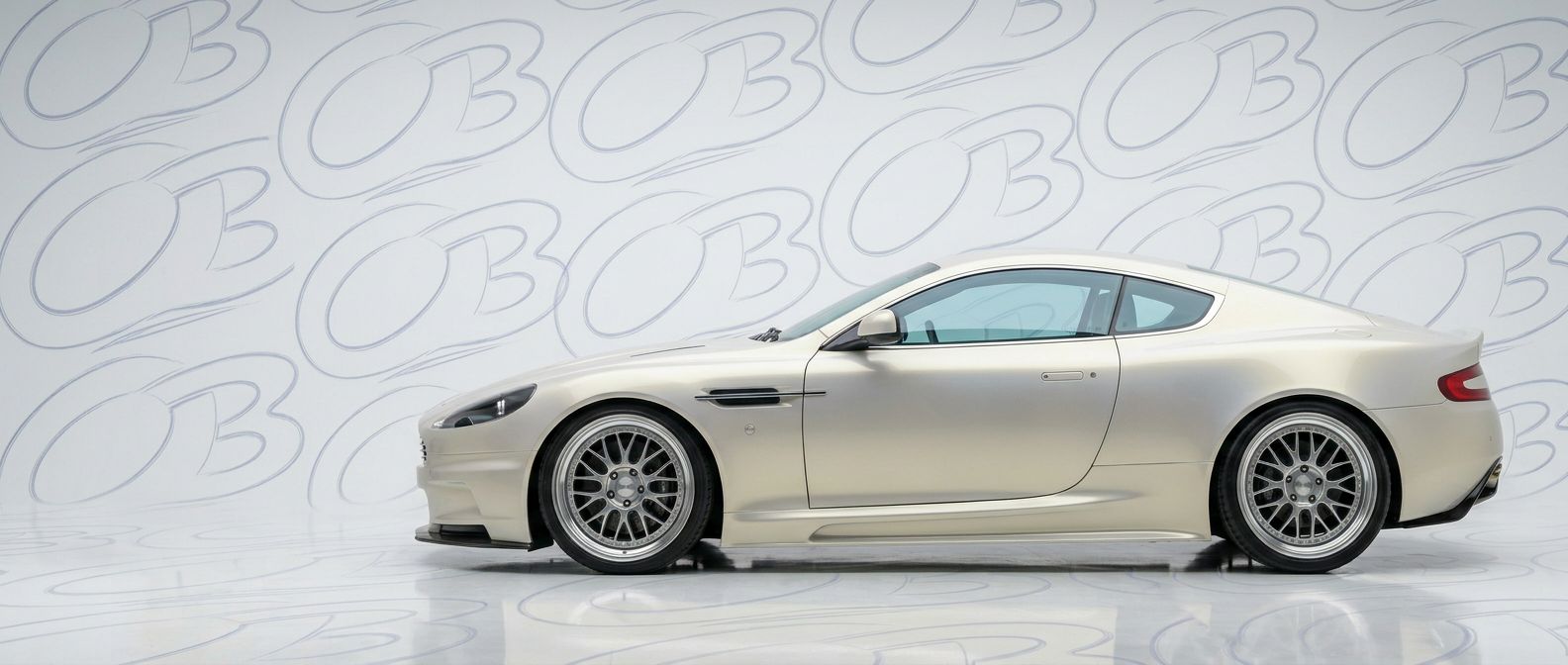 Detailed view of 2004 Aston Martin DB9 2004 featuring lightweight, durable construction.