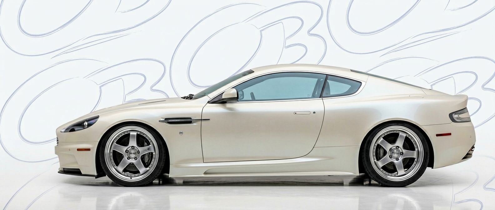 Detailed view of 2006 Aston Martin DB9 2006 featuring lightweight, durable construction.