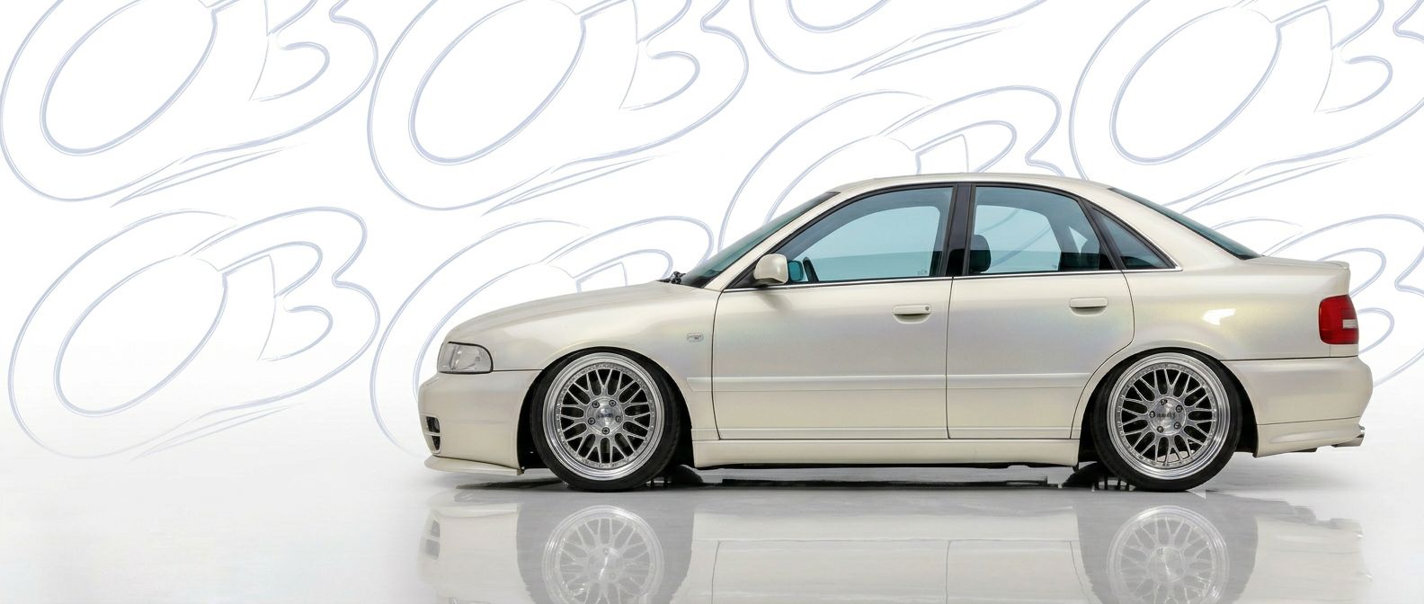 Aerodynamic 1996 Audi A4 1996 - Sleek design for enhanced vehicle styling.