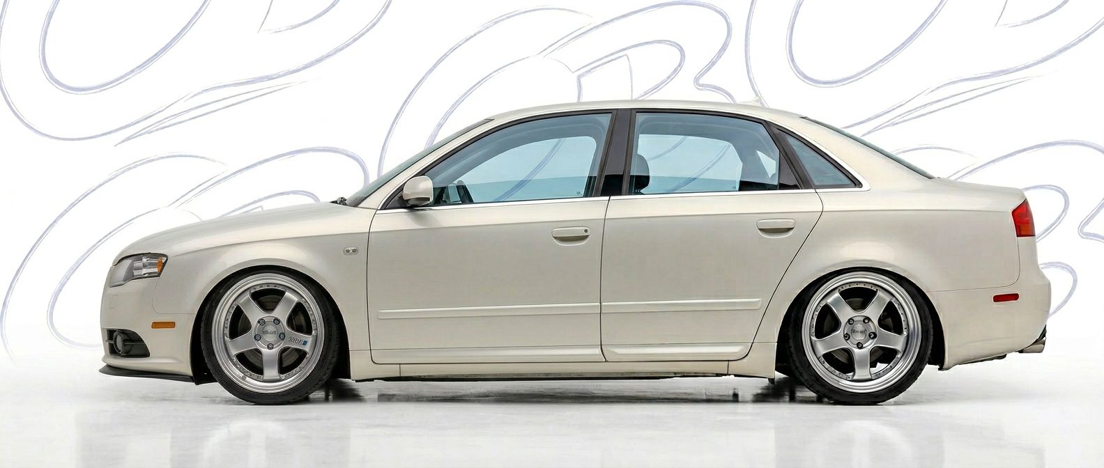 Aerodynamic 2005 Audi A4 2005 - Sleek design for enhanced vehicle styling.