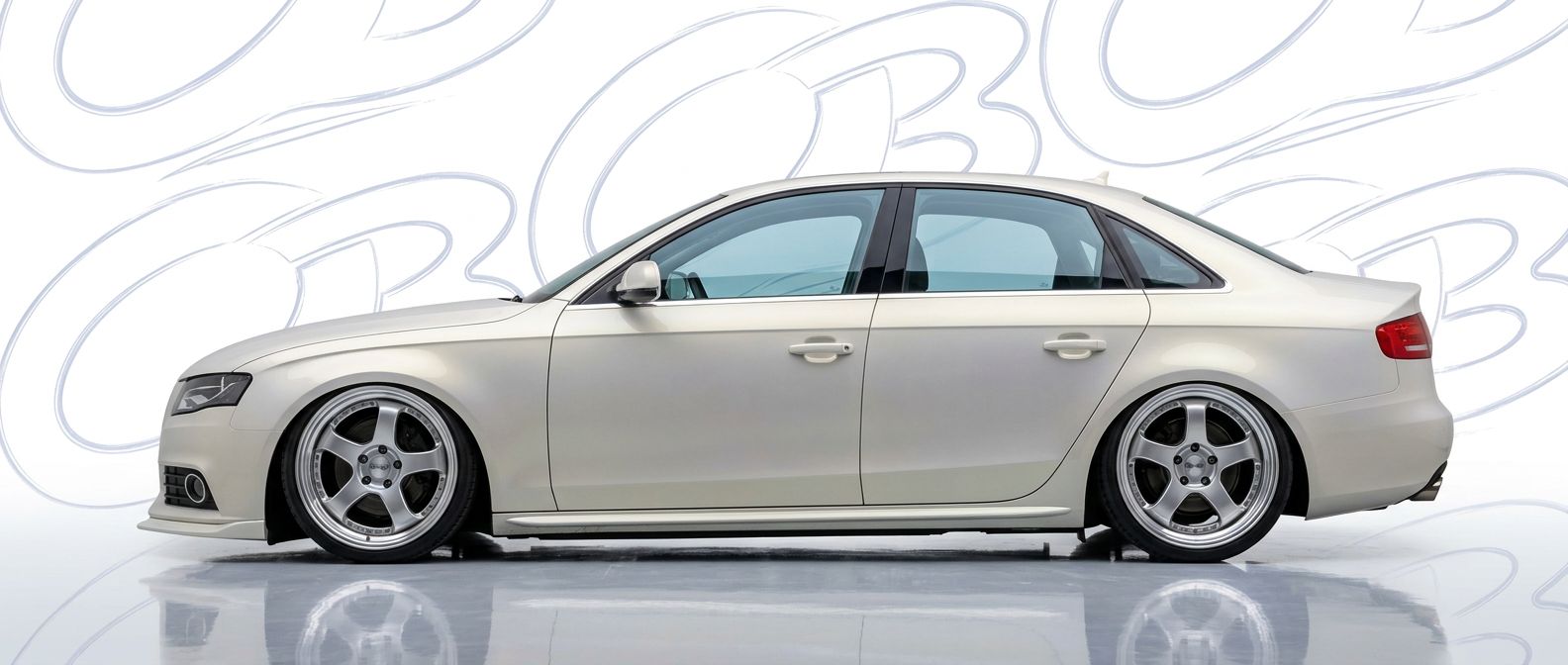 Detailed view of 2009 Audi A4 2009 featuring lightweight, durable construction.