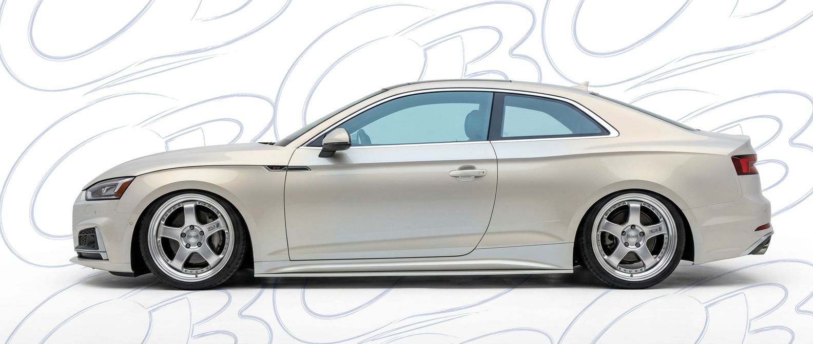 Audi A5 - Bodykits, Bumpers, Fenders and more... High-quality Audi A5 A5 exterior shot with professional studio lighting.