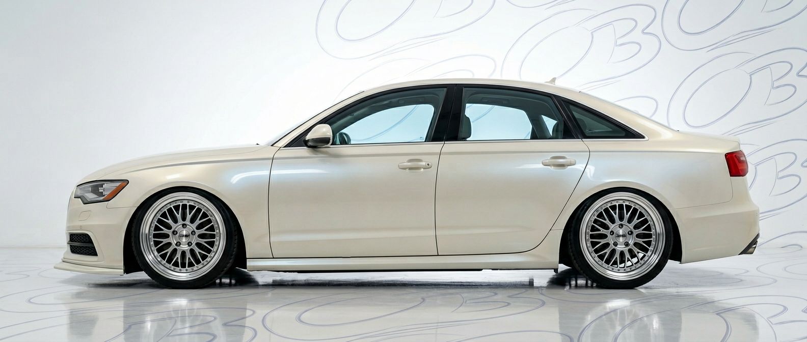 Professional automotive photography of a 2012 Audi A6 with high-fidelity 2012.