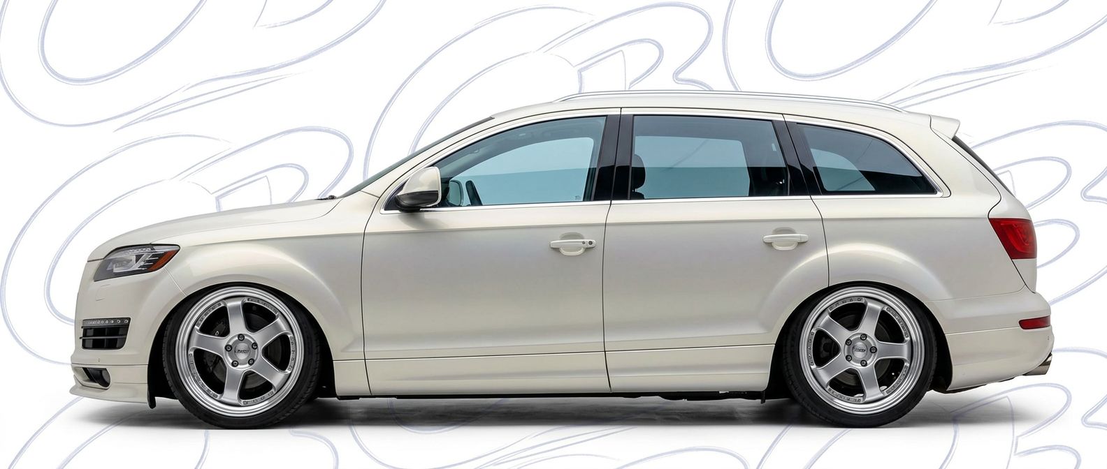 Detailed view of 2007 Audi Q7 2007 featuring lightweight, durable construction.