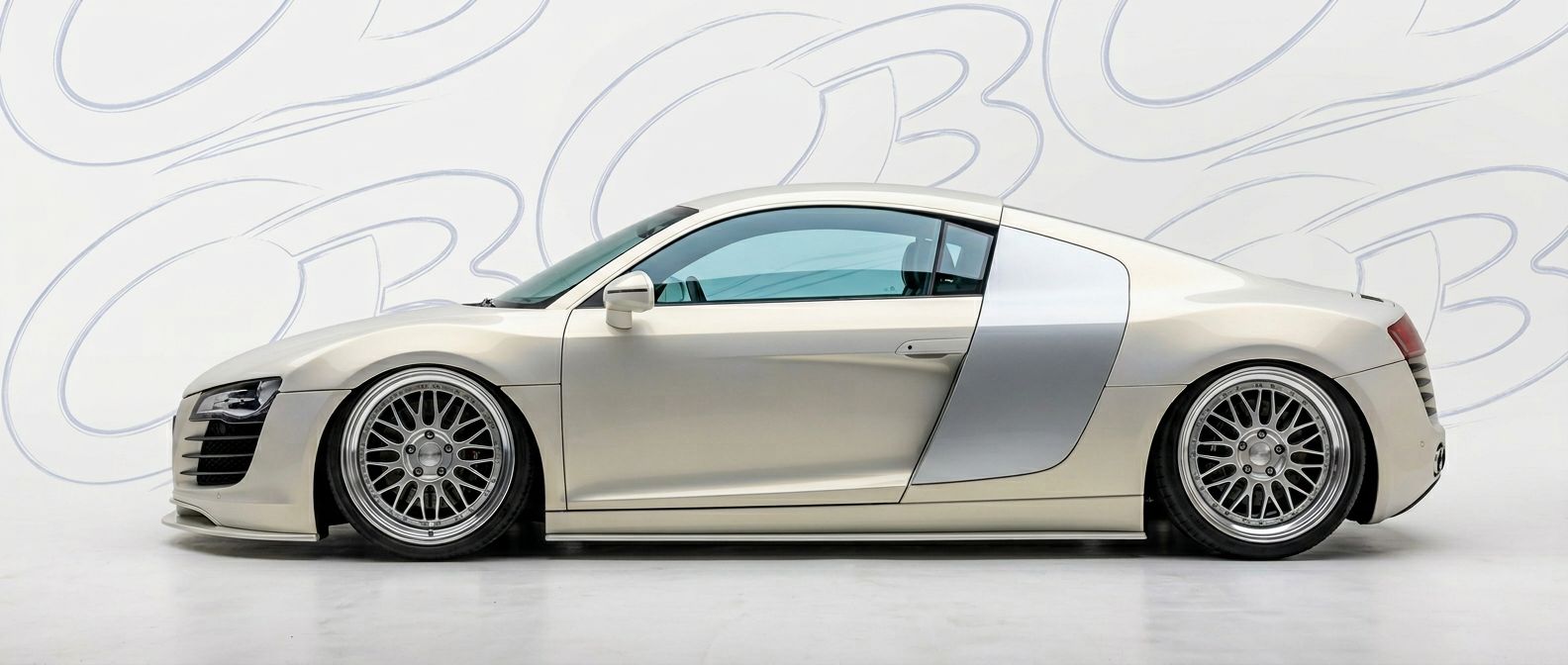 Aerodynamic 2002 Audi R8 2002 - Sleek design for enhanced vehicle styling.