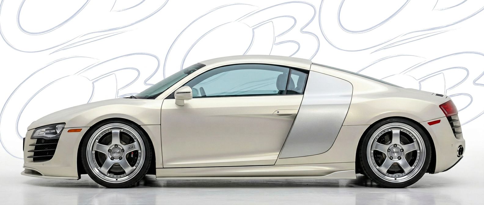 Front-angle view of 2006 Audi R8 2006 - Durable and stylish exterior enhancement.