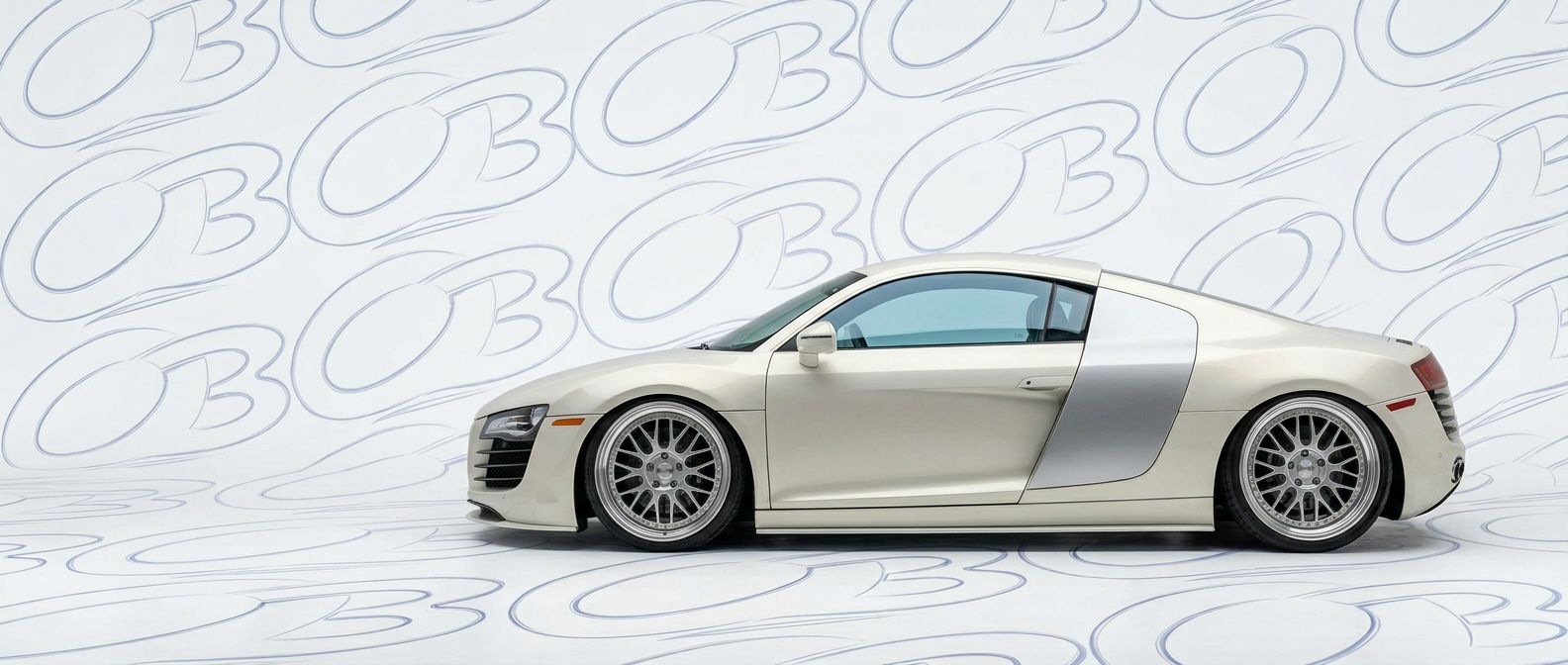 Front-angle view of 2008 Audi R8 2008 - Durable and stylish exterior enhancement.