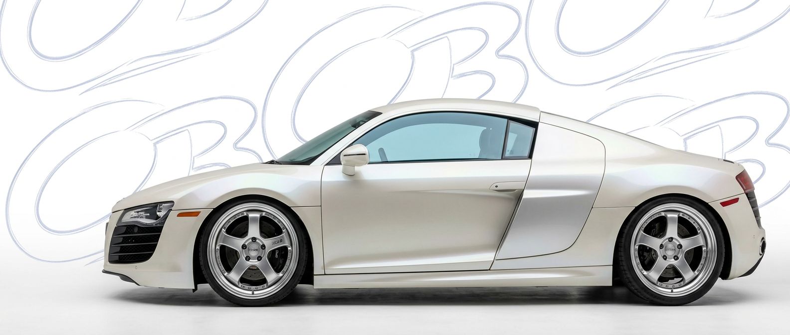 Detailed view of 2012 Audi R8 2012 featuring lightweight, durable construction.