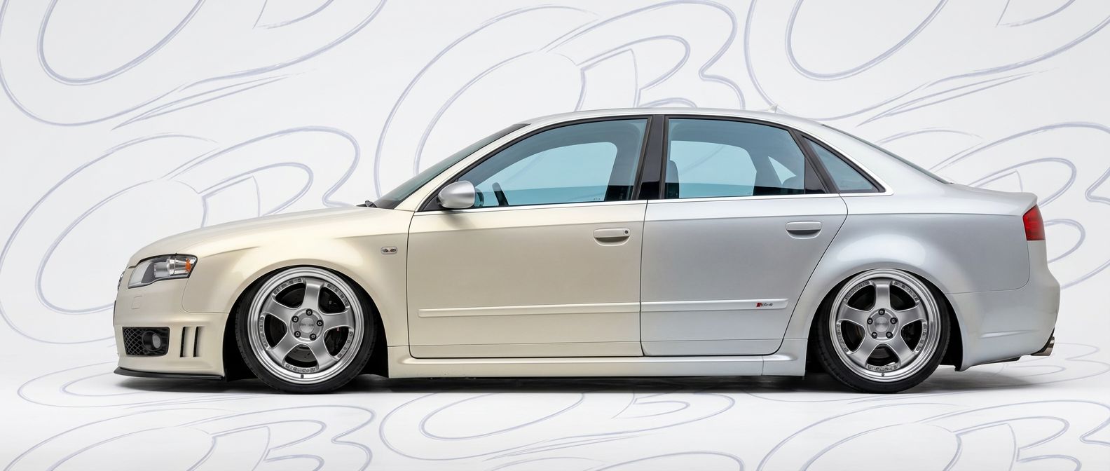 Front-angle view of 2004 Audi RS4 2004 - Durable and stylish exterior enhancement.