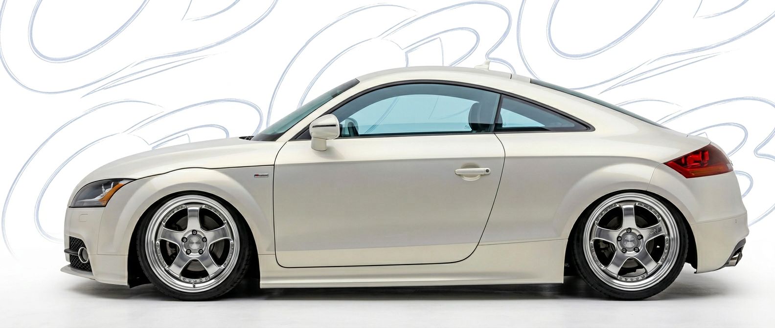 Detailed view of 2009 Audi TT 2009 featuring lightweight, durable construction.