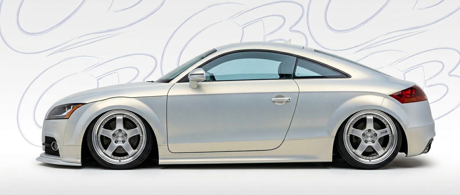 Top-tier 2014 Audi TT 2014 featuring a high-gloss finish and carbon fiber weave.