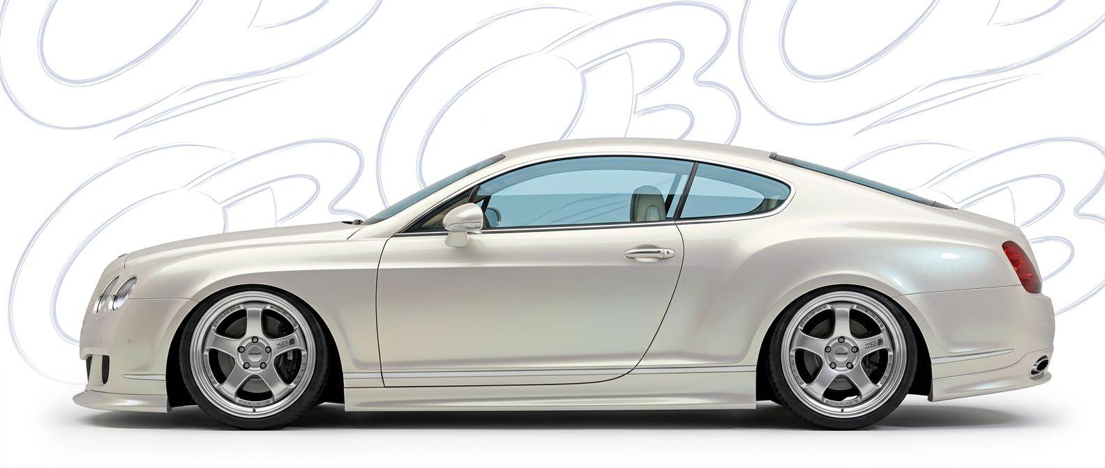 Front-angle view of 2003 Bentley Continental 2003 - Durable and stylish exterior enhancement.