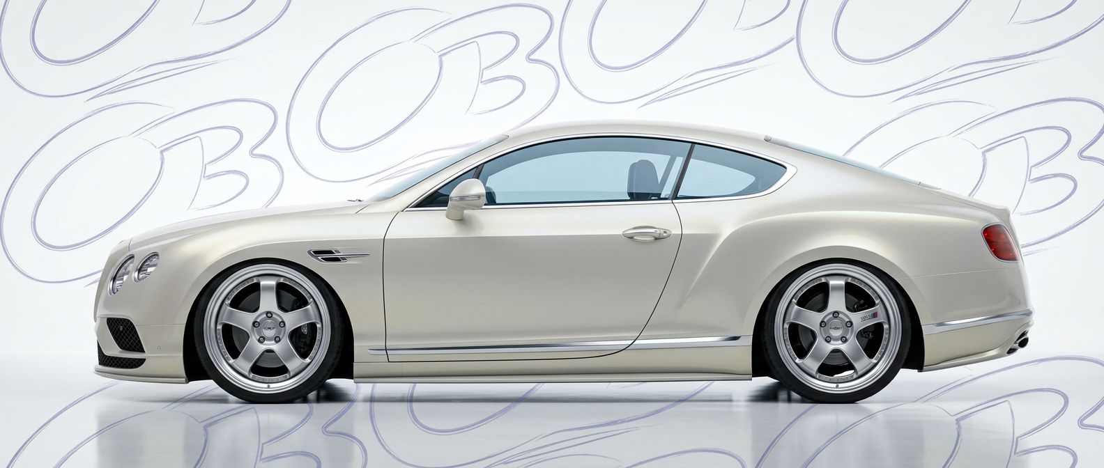 Front-angle view of 2017 Bentley Continental 2017 - Durable and stylish exterior enhancement.