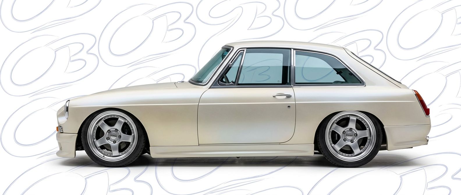 Top-tier 1968 BMC MGB 1968 featuring a high-gloss finish and carbon fiber weave.