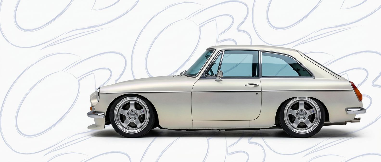 High-quality 1977 BMC MGB 1977 exterior shot with professional studio lighting.