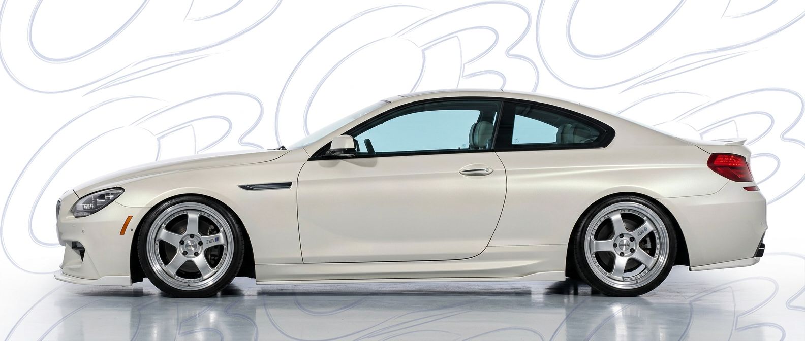 Professional automotive photography of a  BMW 6-Series with high-fidelity 6-Series.