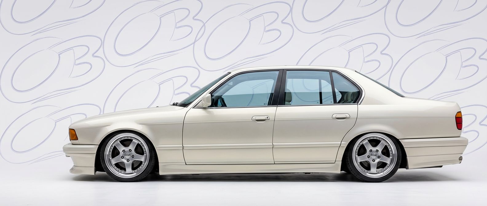 Top-tier 1988 BMW 7-Series 1988 featuring a high-gloss finish and carbon fiber weave.