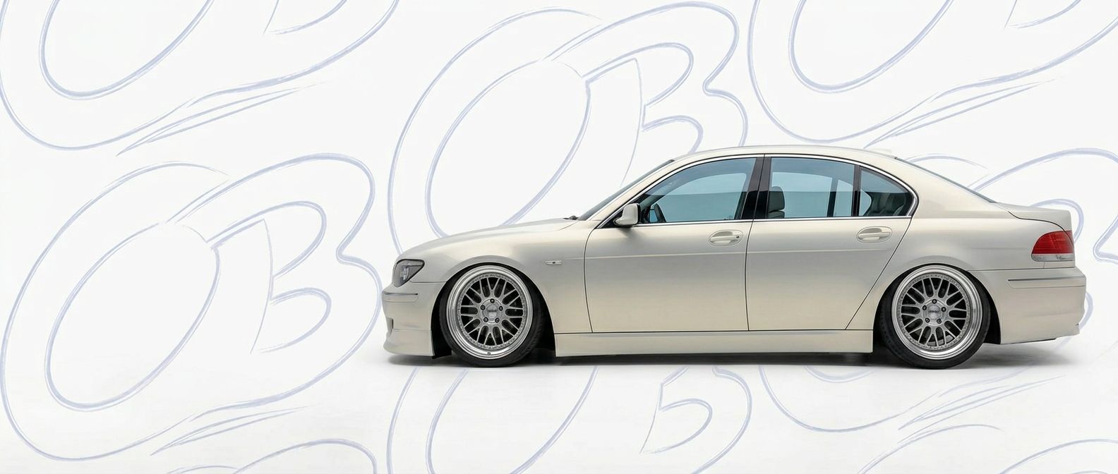 Detailed view of 2002 BMW 7-Series 2002 featuring lightweight, durable construction.