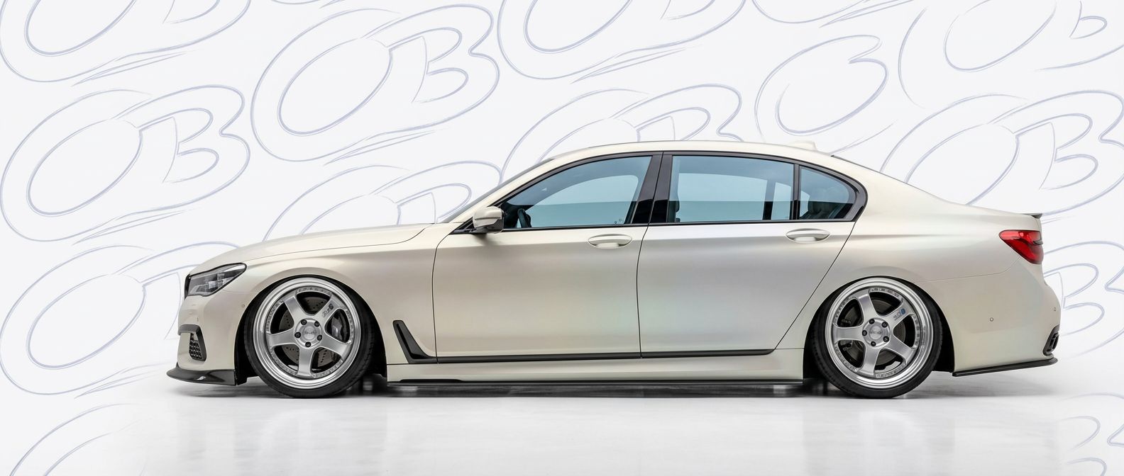 Front-angle view of 2017 BMW 7-Series 2017 - Durable and stylish exterior enhancement.