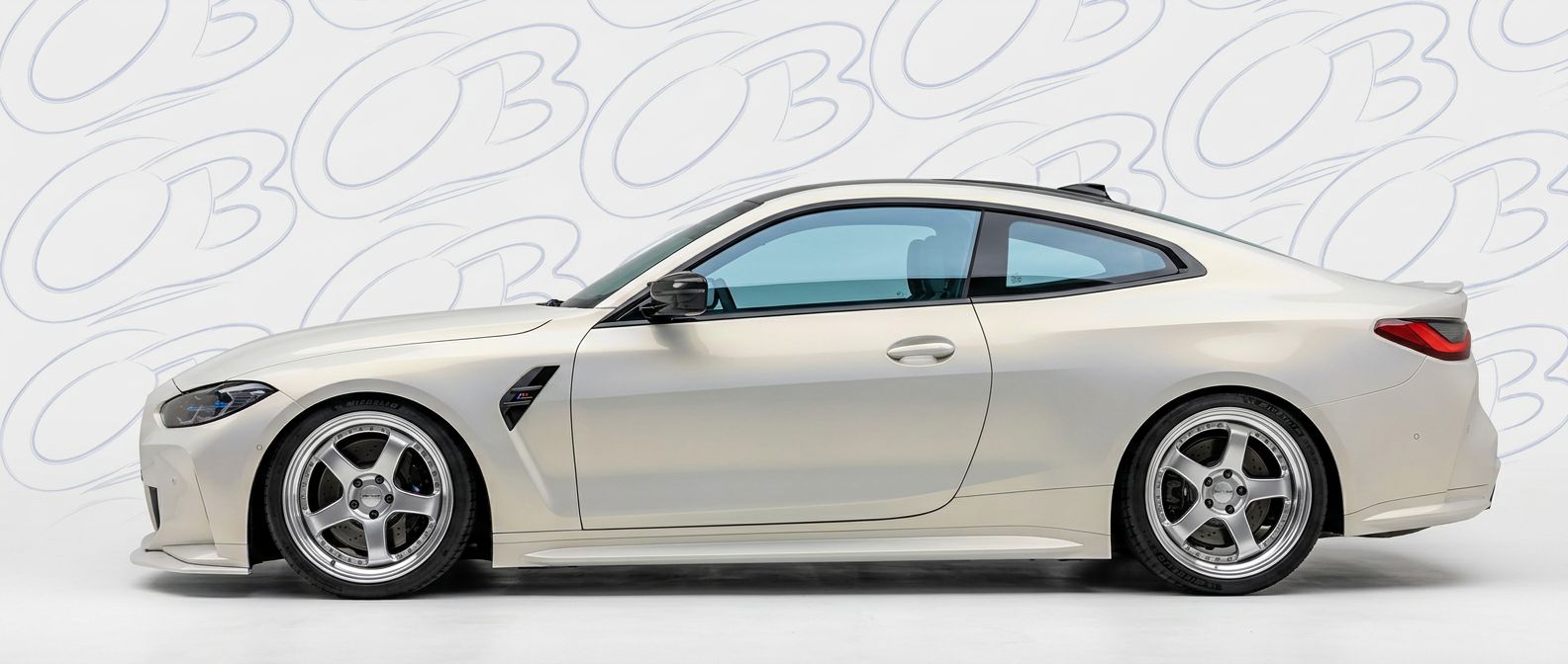 Detailed view of  BMW  BMW featuring lightweight, durable construction.