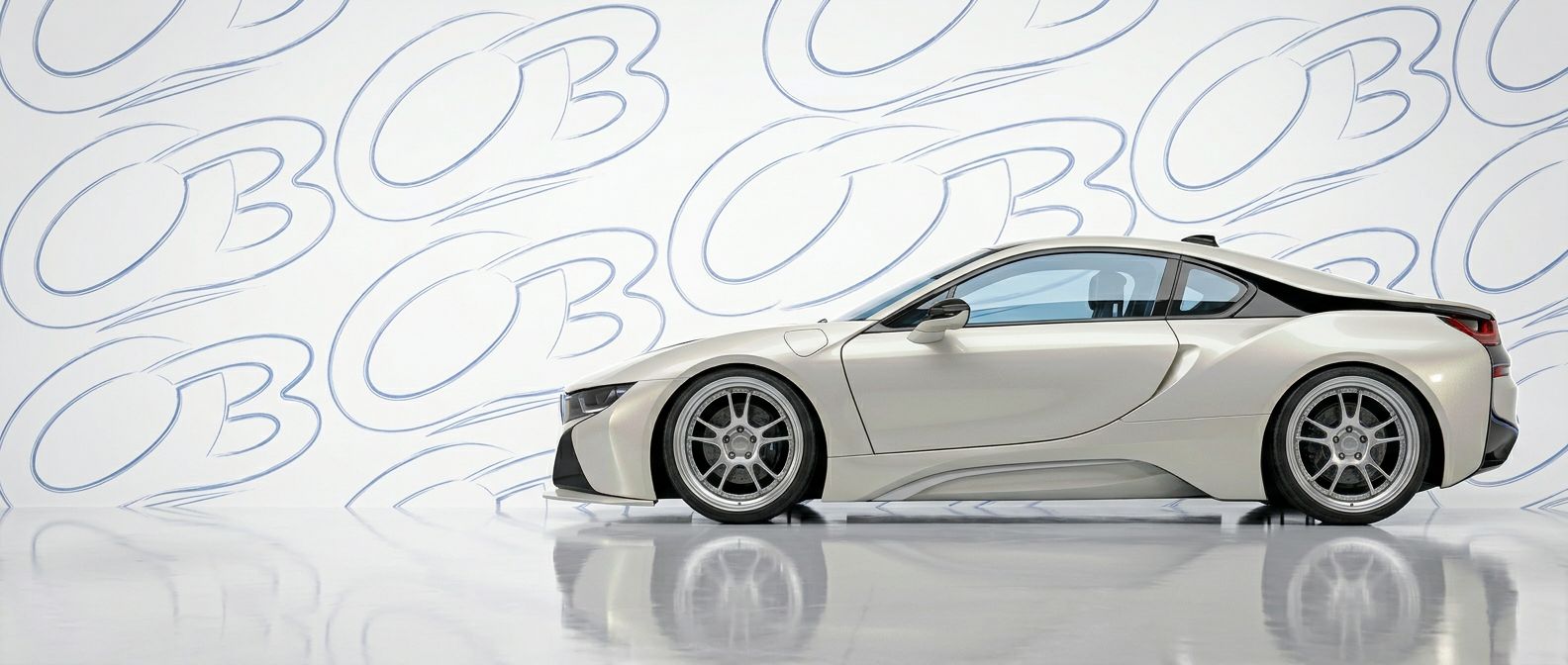 Top-tier 2014 BMW i8 2014 featuring a high-gloss finish and carbon fiber weave.