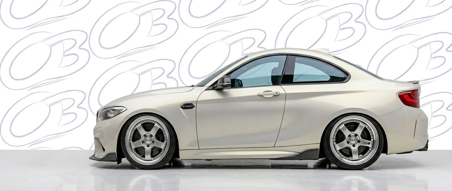 Front-angle view of 2017 BMW M2 2017 - Durable and stylish exterior enhancement.