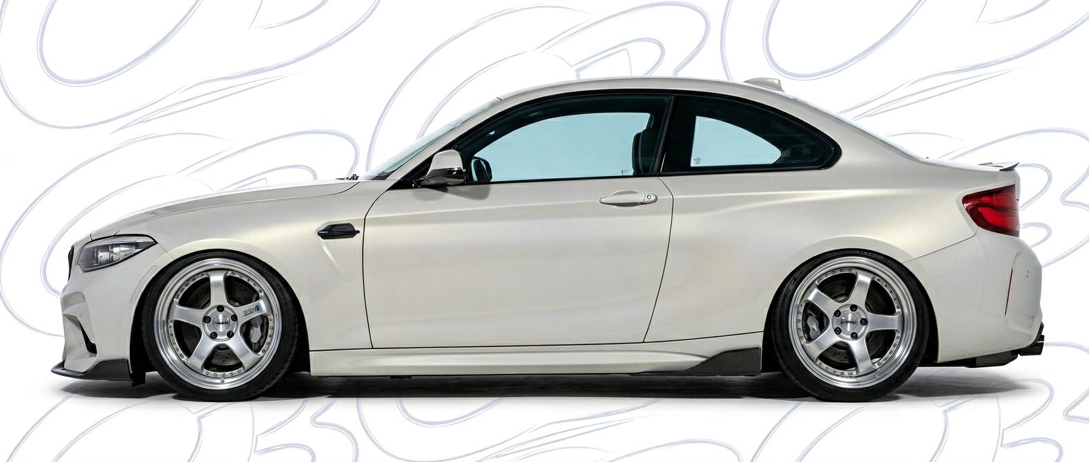 High-quality 2020 BMW M2 2020 exterior shot with professional studio lighting.