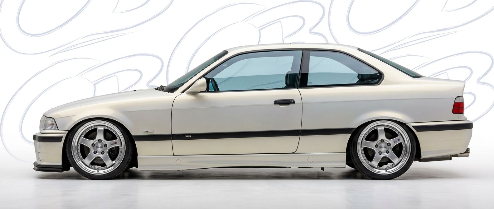 Top-tier 1996 BMW M3 1996 featuring a high-gloss finish and carbon fiber weave.