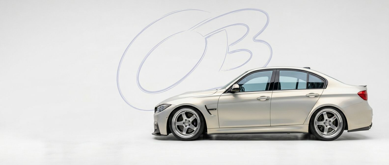 High-quality 2018 BMW M3 2018 exterior shot with professional studio lighting.