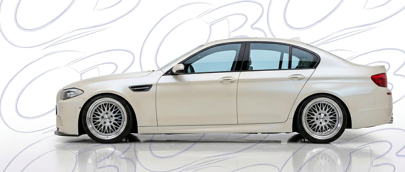 Front-angle view of 2012 BMW M5 2012 - Durable and stylish exterior enhancement.