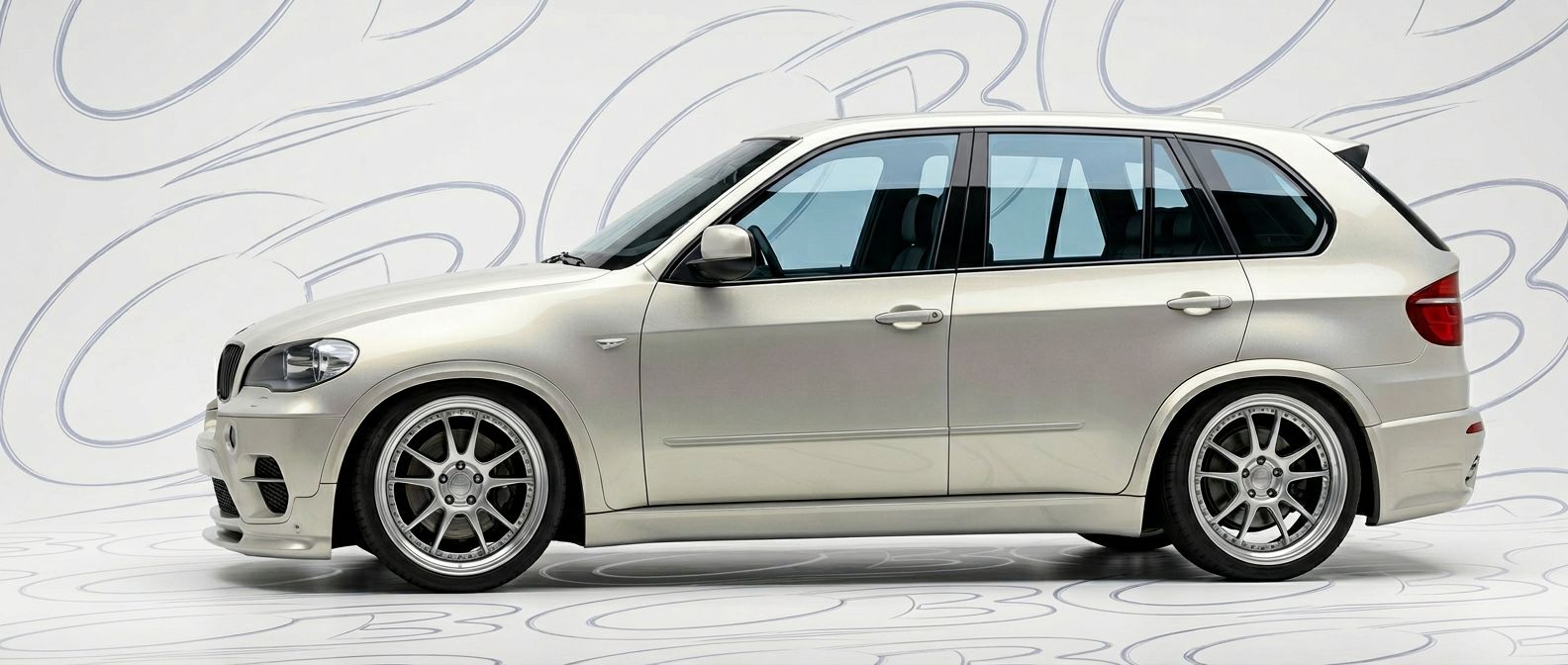 Detailed view of 2008 BMW X5 2008 featuring lightweight, durable construction.