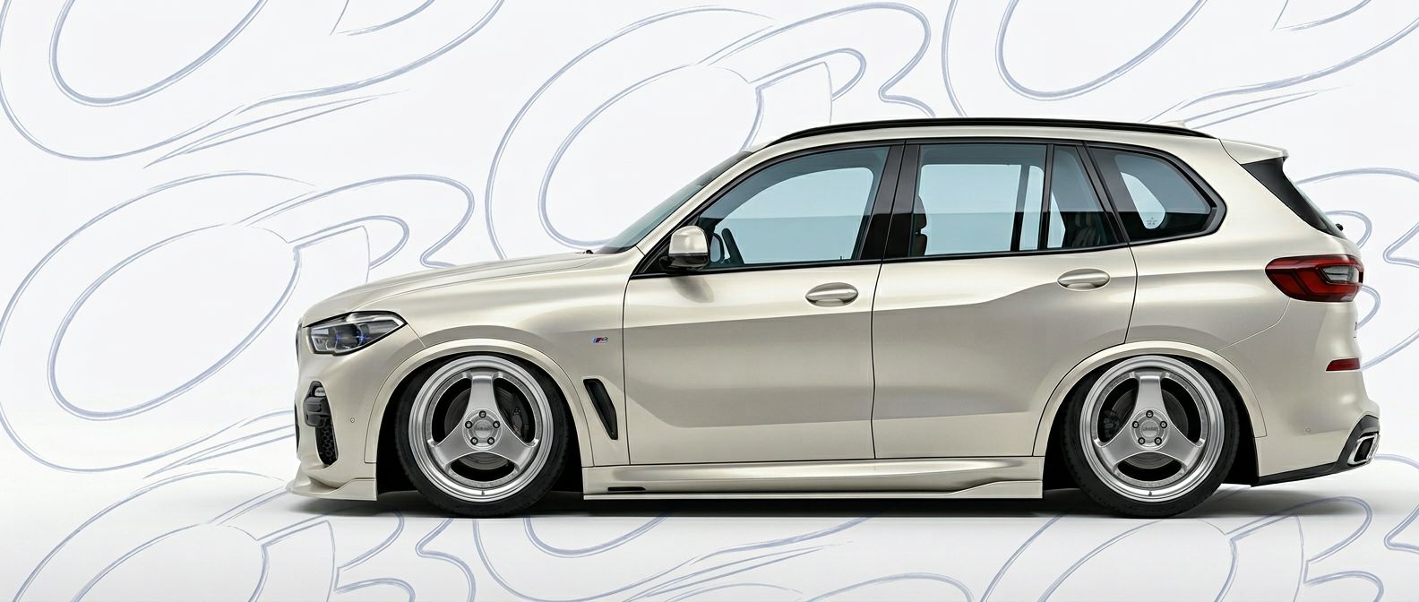 High-quality 2021 BMW X5 2021 exterior shot with professional studio lighting.