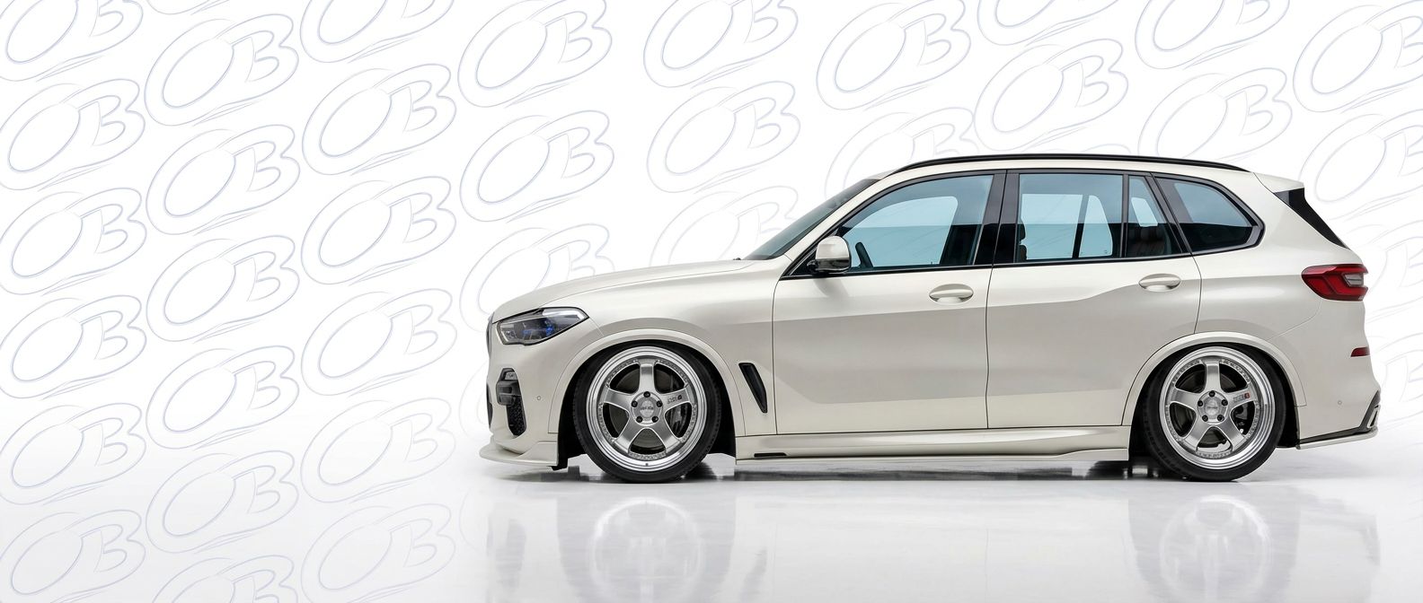 High-quality 2023 BMW X5 2023 exterior shot with professional studio lighting.