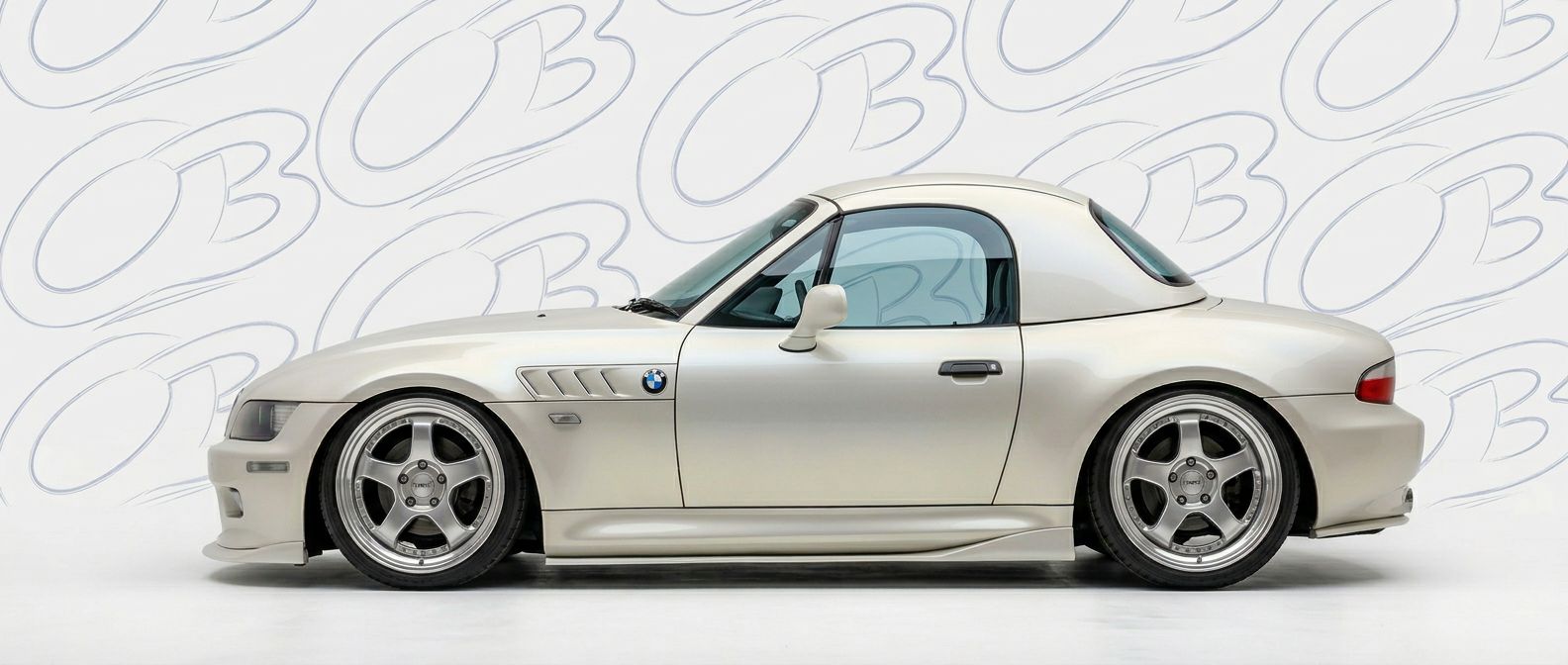 Professional automotive photography of a 1996 BMW Z3 with high-fidelity 1996.