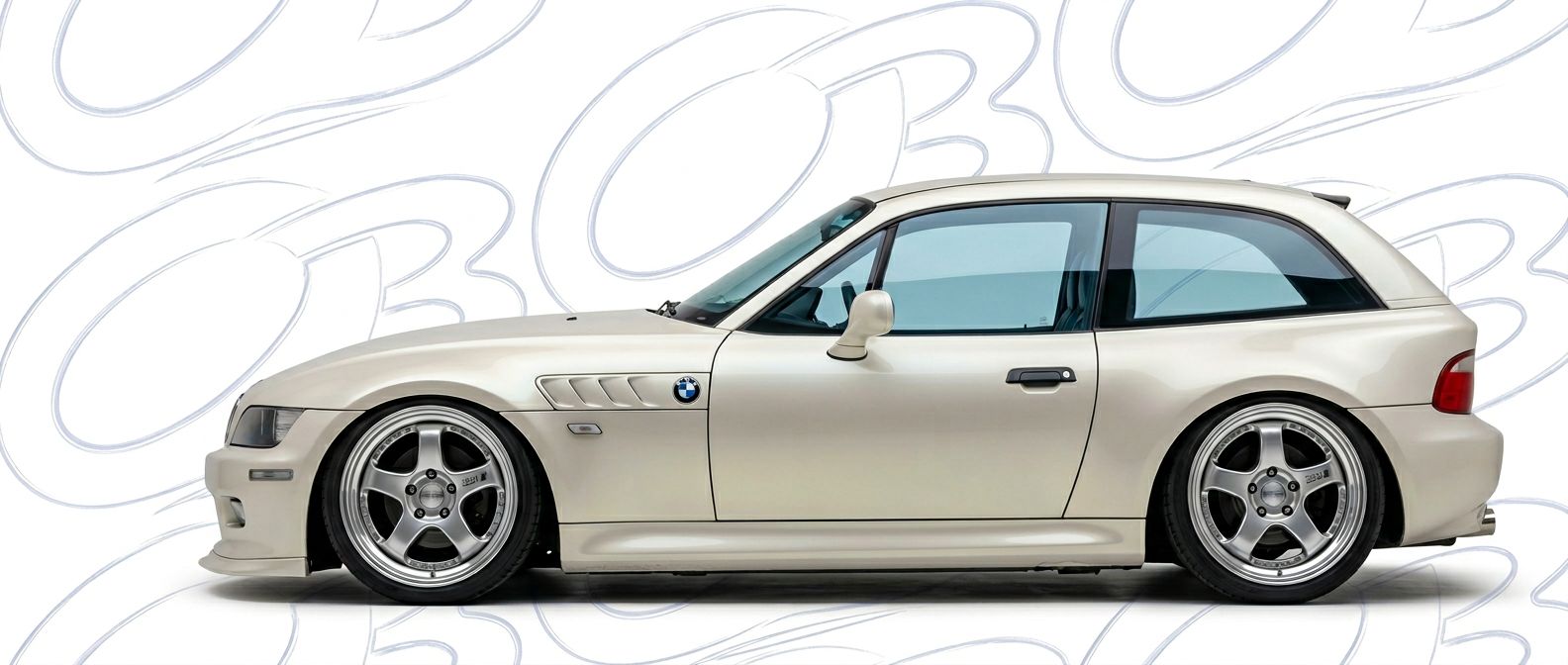 Professional automotive photography of a  BMW Z3 with high-fidelity Z3.