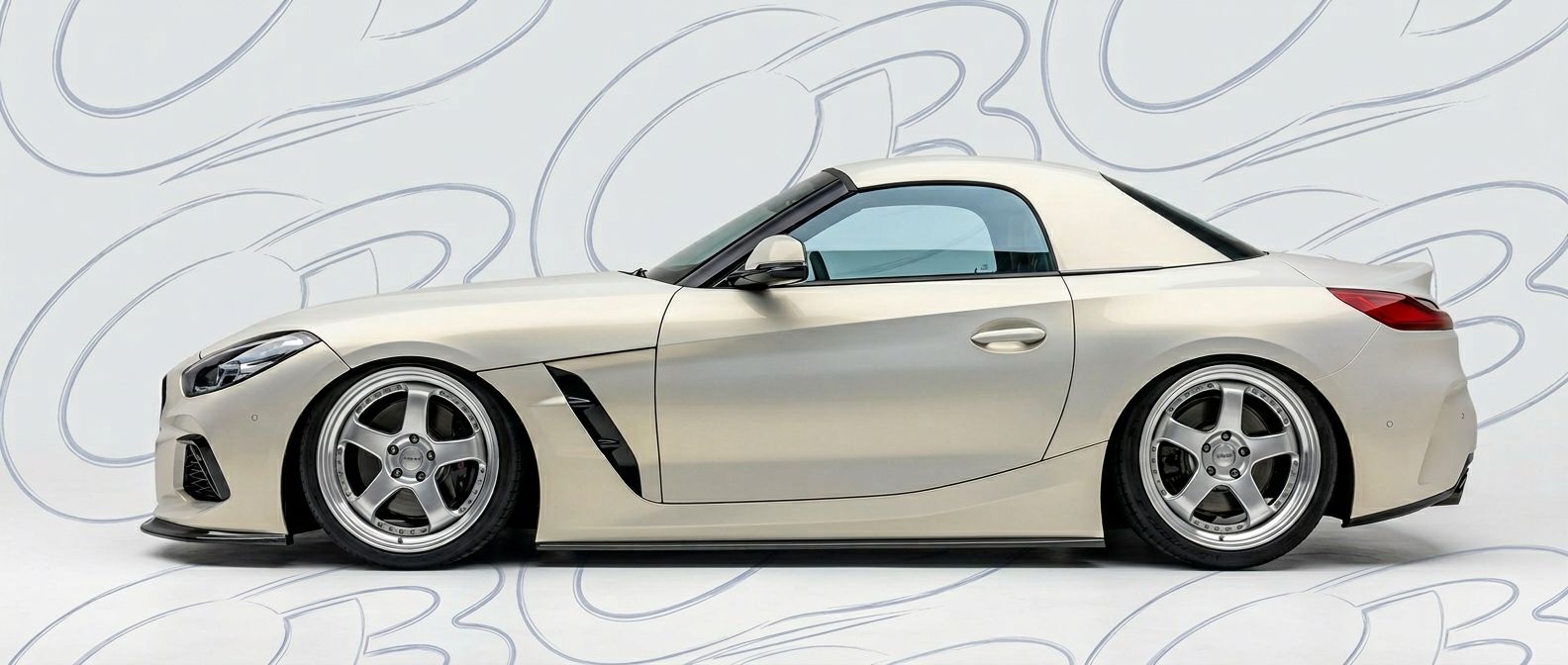 Professional automotive photography of a 2021 BMW Z4 with high-fidelity 2021.