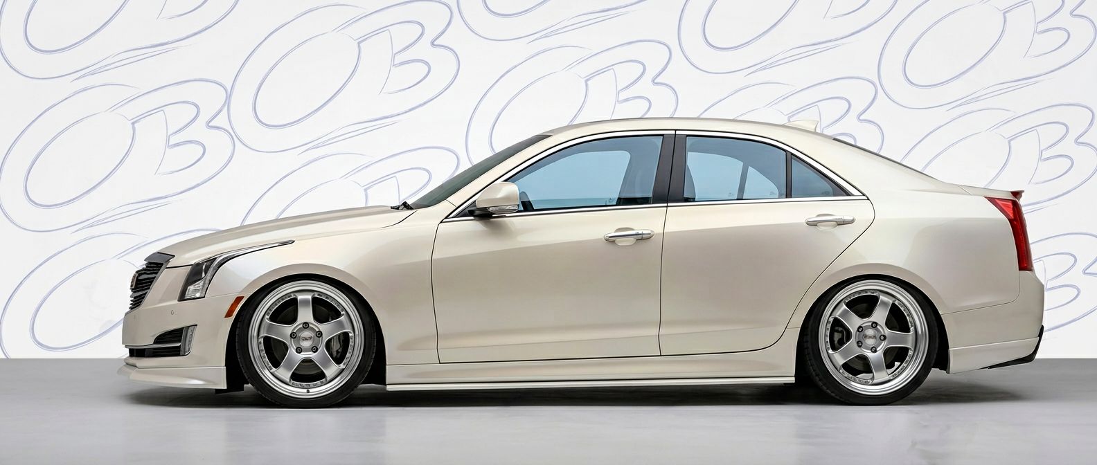 Cadillac ATS 2017 - Bodykits, Bumpers, Fenders and more... Front-angle view of 2017 Cadillac ATS 2017 - Durable and stylish exterior enhancement.