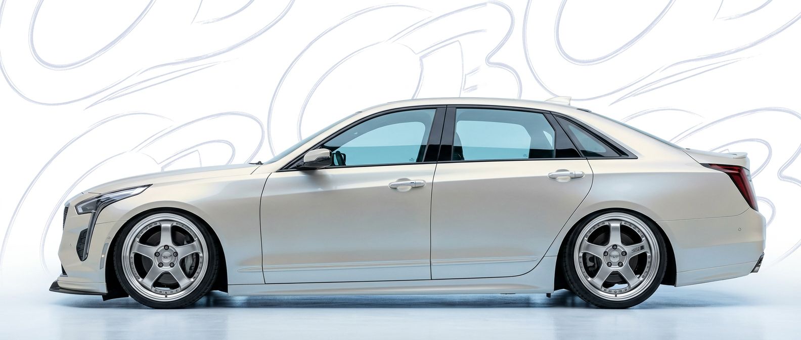 Aerodynamic  Cadillac  Cadillac - Sleek design for enhanced vehicle styling.