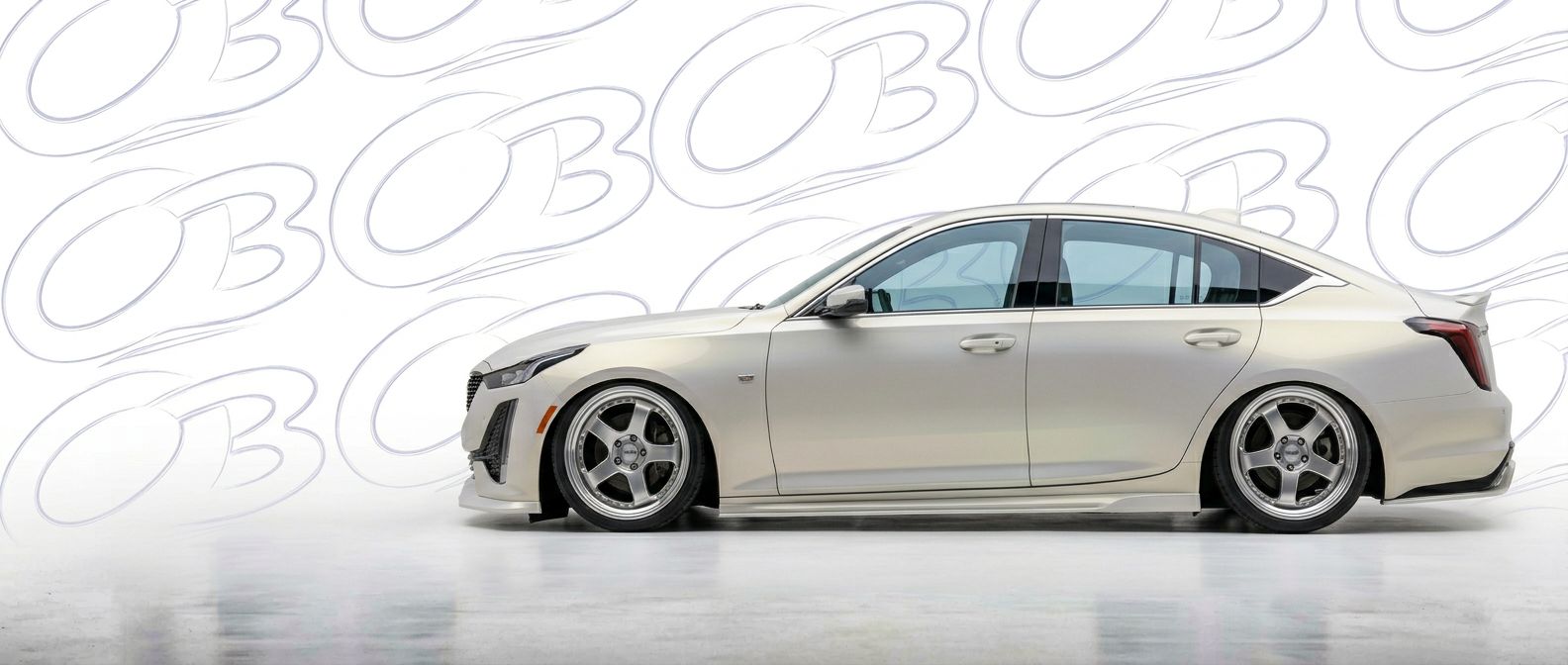 Front-angle view of 2020 Cadillac CT5 2020 - Durable and stylish exterior enhancement.