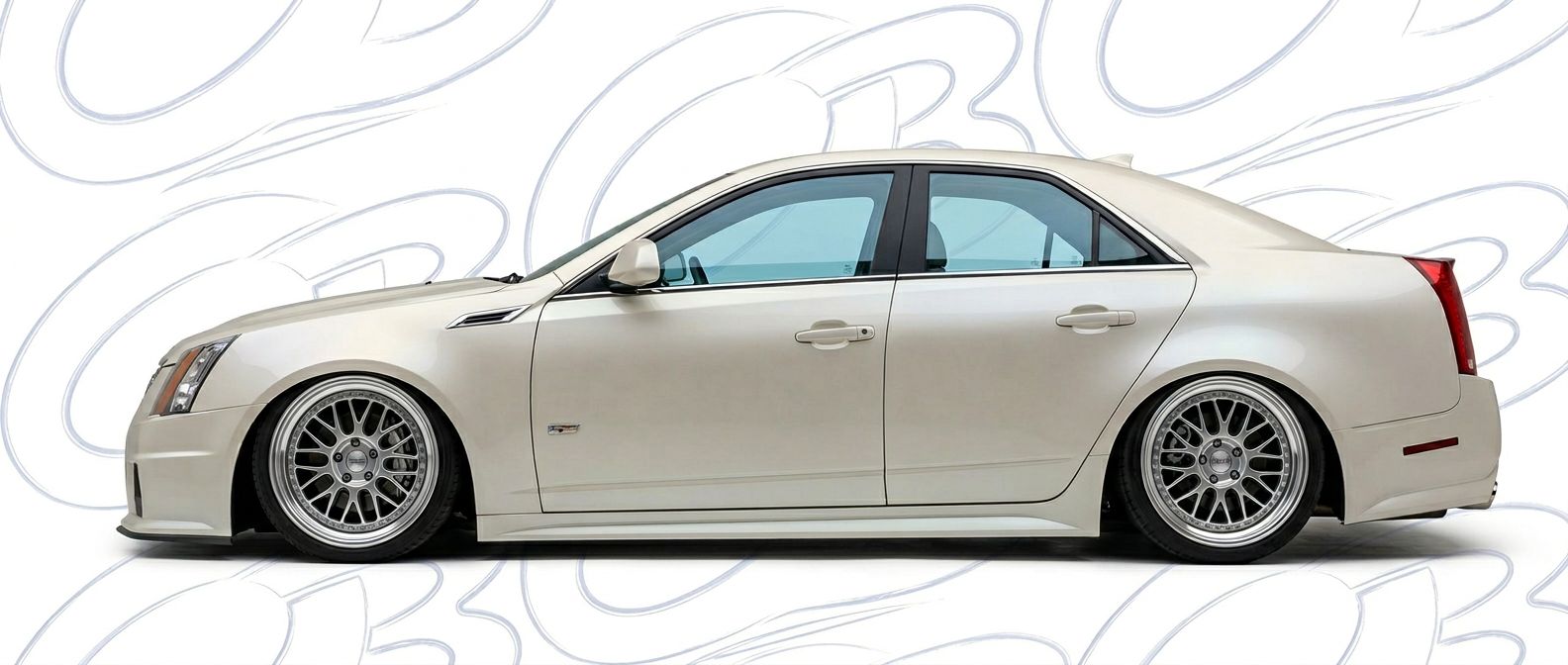 Professional automotive photography of a 2010 Cadillac CTS with high-fidelity 2010.